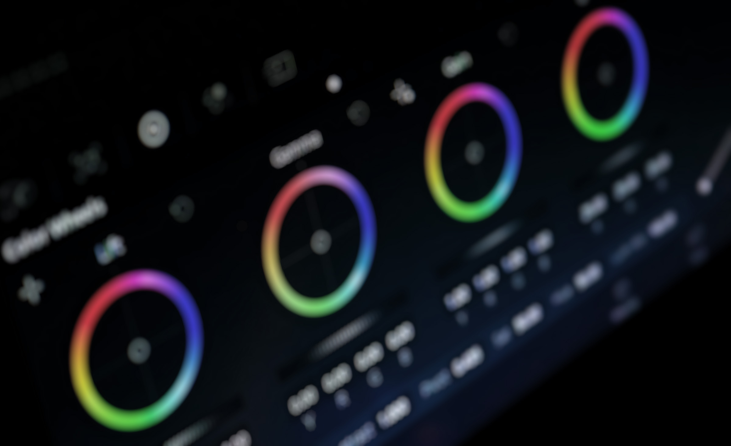 Une interface d'étalonnage